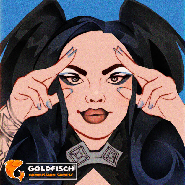Simple Mugshot A simple mugshot of Skye Blue, by Goldfisch Creative.